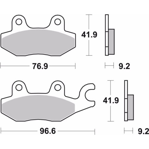 pastillas de freno moto brembo genuinas 07ho4008