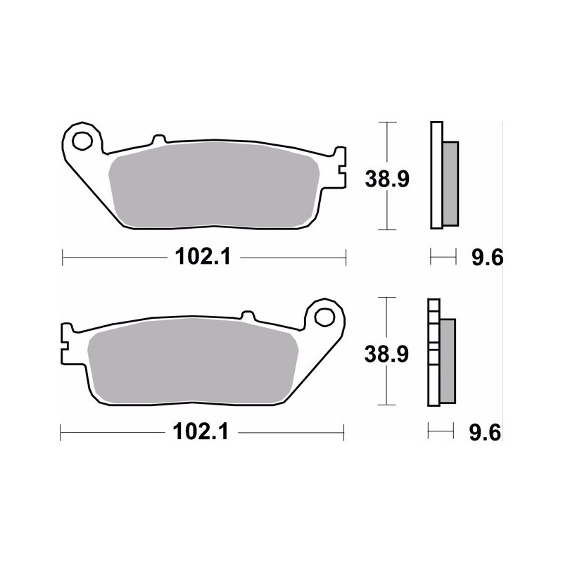 pastillas de freno moto brembo sinterizadas 07ho41sa