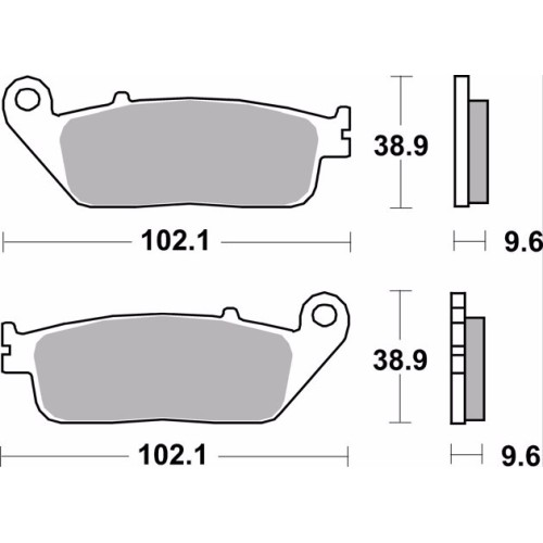 pastillas de freno moto brembo sinterizadas 07ho41sa