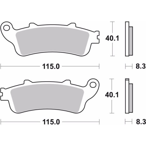 pastillas de freno moto brembo sinterizadas 07ho42la