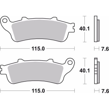 pastillas de freno moto brembo organicas 07ho44cc 2