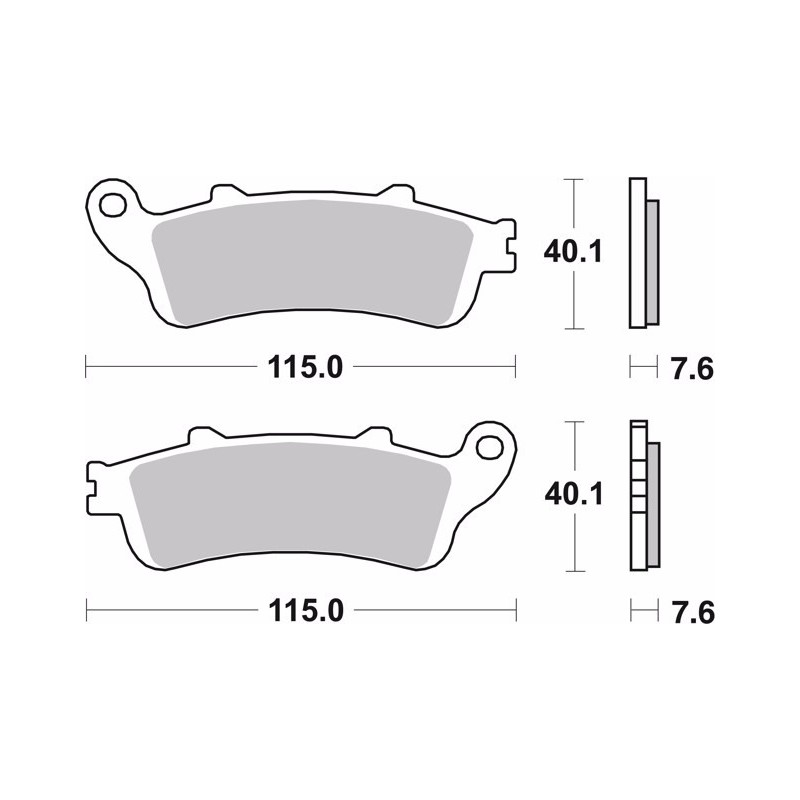 pastillas de freno moto brembo sinterizadas 07ho44sa