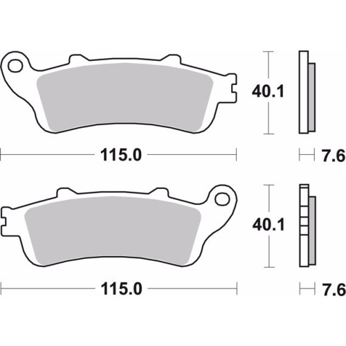 pastillas de freno moto brembo sinterizadas 07ho44sa