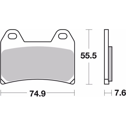pastillas de freno moto brembo sinterizadas 07ho47sa