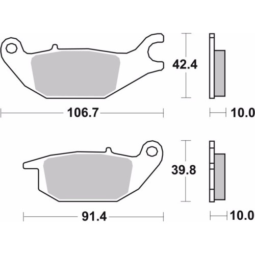 pastillas de freno moto brembo genuinas 07ho4905