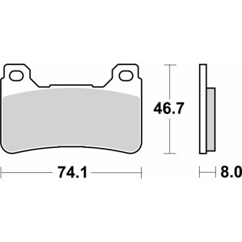 pastillas de freno moto brembo sinterizadas 07ho50sa 2