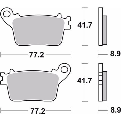 pastillas de freno moto brembo genuinas 07ho5907