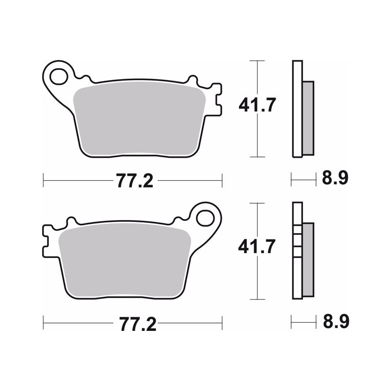 pastillas de freno moto brembo sinterizadas 07ho59sp