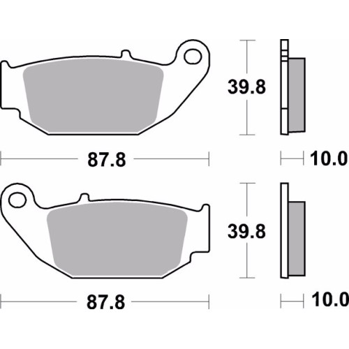 pastillas de freno moto brembo sinterizadas 07ho61sd