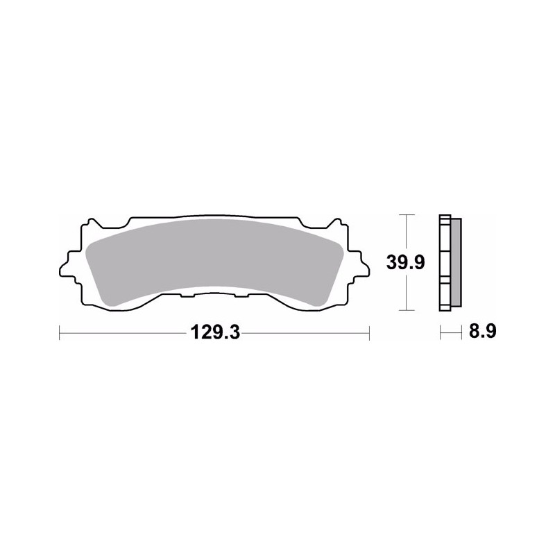 pastillas de freno moto brembo sinterizadas 07ho65sa