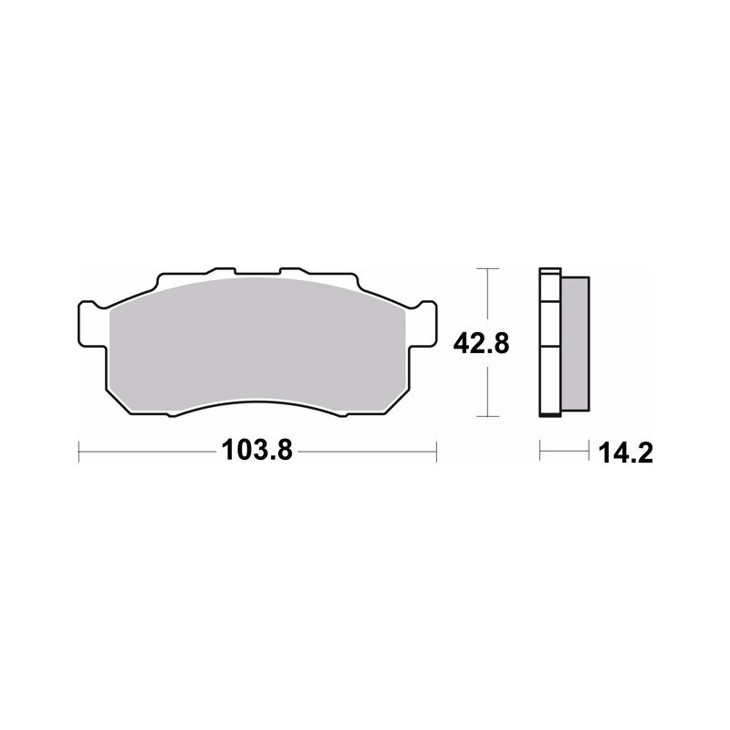 pastillas de freno moto brembo sinterizadas 07ho67sd