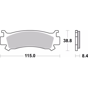 pastillas de freno moto brembo sinterizadas 07ho68sd 2