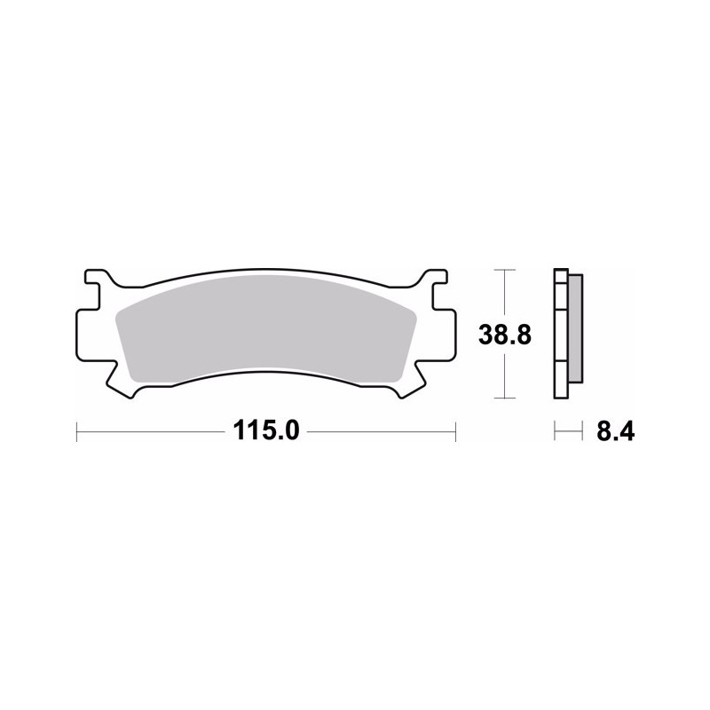 pastillas de freno moto brembo sinterizadas 07ho68sd