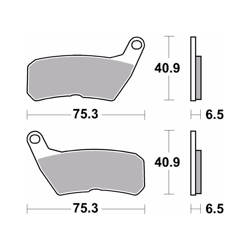 pastillas de freno moto brembo organicas 07ho71cc