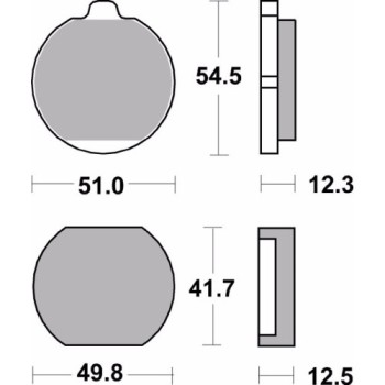 pastillas de freno moto brembo genuinas 07ka0122 2
