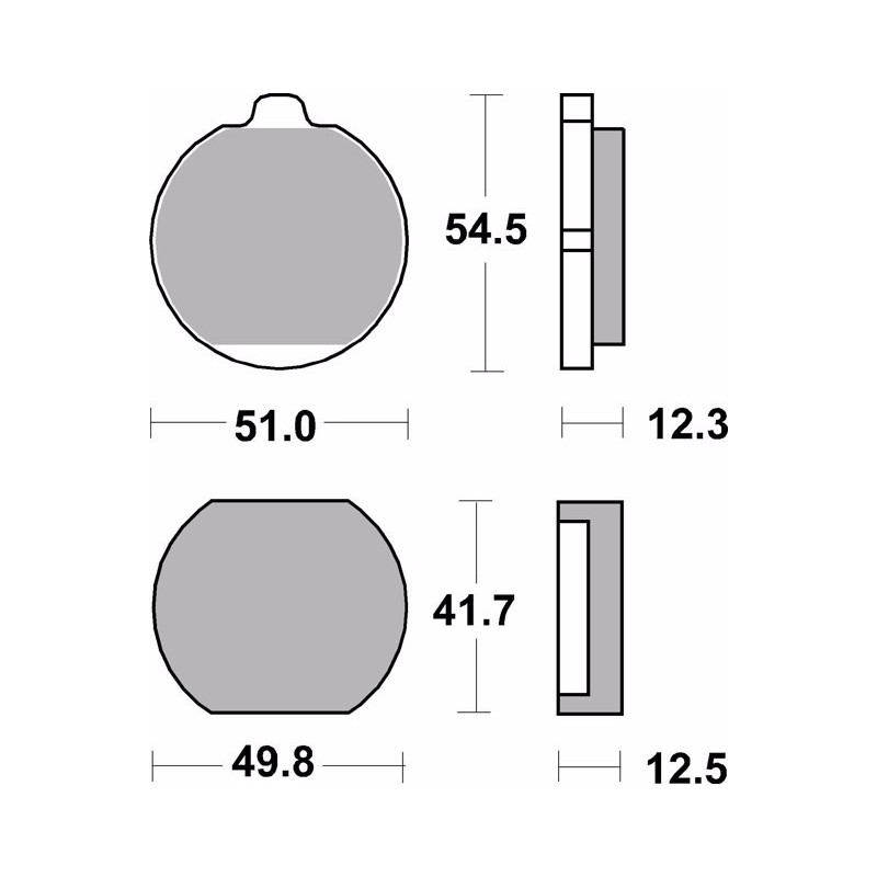 pastillas de freno moto brembo genuinas 07ka0122