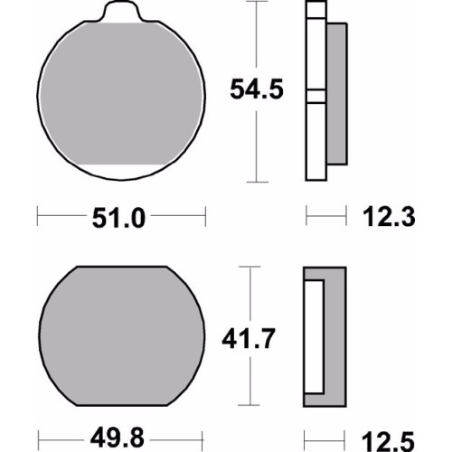 pastillas de freno moto brembo genuinas 07ka0122