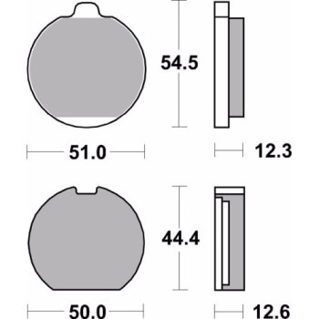 pastillas de freno moto brembo genuinas 07ka0223 2