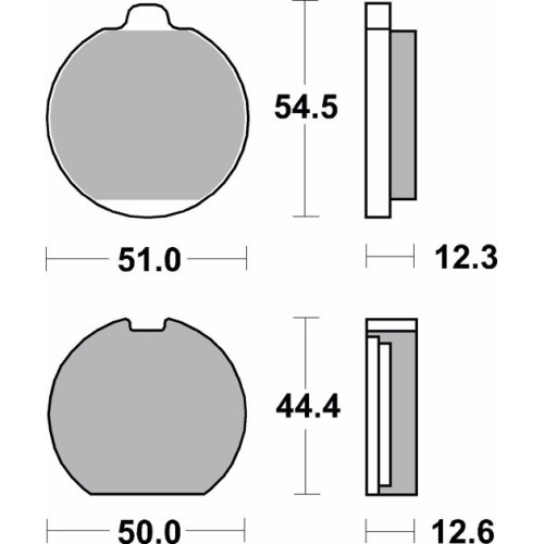 pastillas de freno moto brembo genuinas 07ka0223