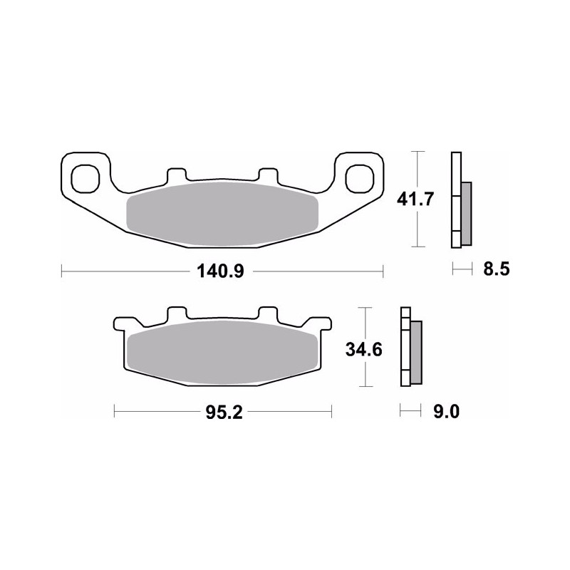 pastillas de freno moto brembo genuinas 07ka0933