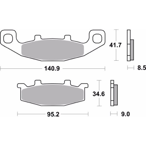 pastillas de freno moto brembo genuinas 07ka0933