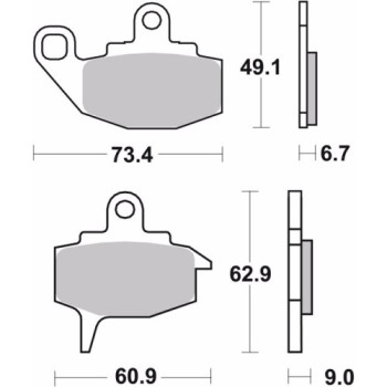 pastillas de freno moto brembo organicas 07ka10tt 2