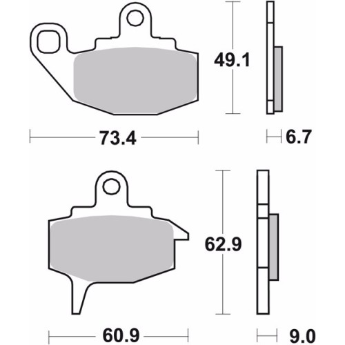 pastillas de freno moto brembo organicas 07ka10tt