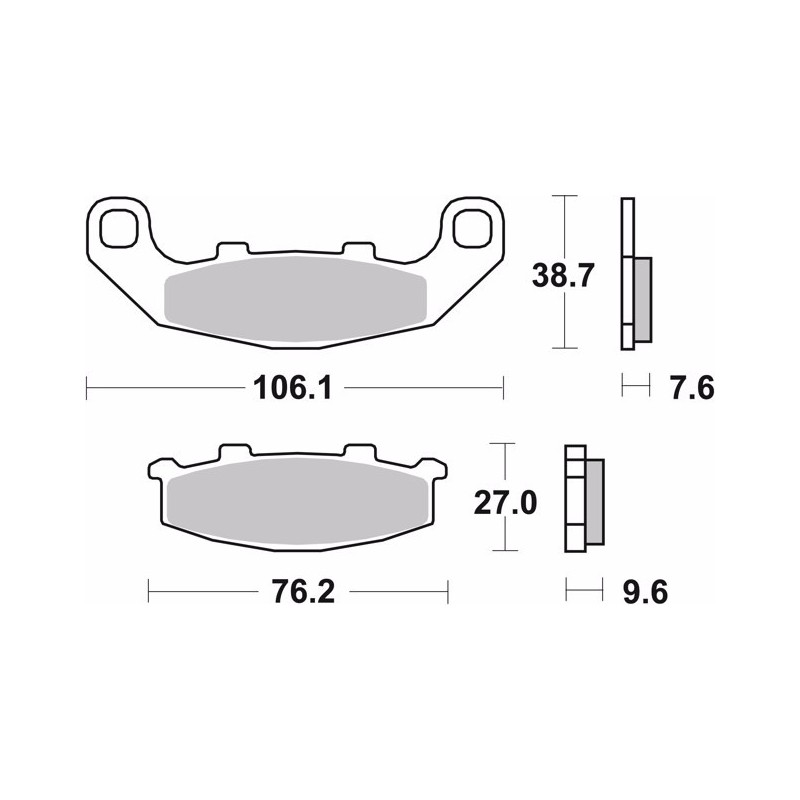 pastillas de freno moto brembo sinterizadas 07ka11sa