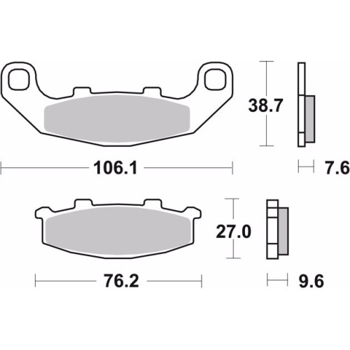 pastillas de freno moto brembo sinterizadas 07ka11sp