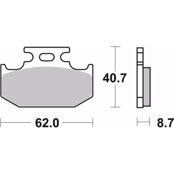 pastillas de freno moto brembo sinterizadas 07ka12sd 2