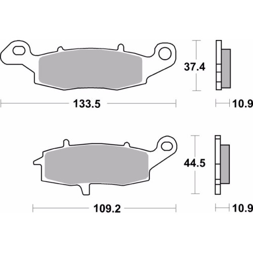 pastillas de freno moto brembo sinterizadas 07ka15sp