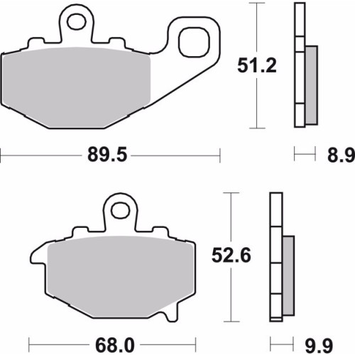 pastillas de freno moto brembo sinterizadas 07ka16sp