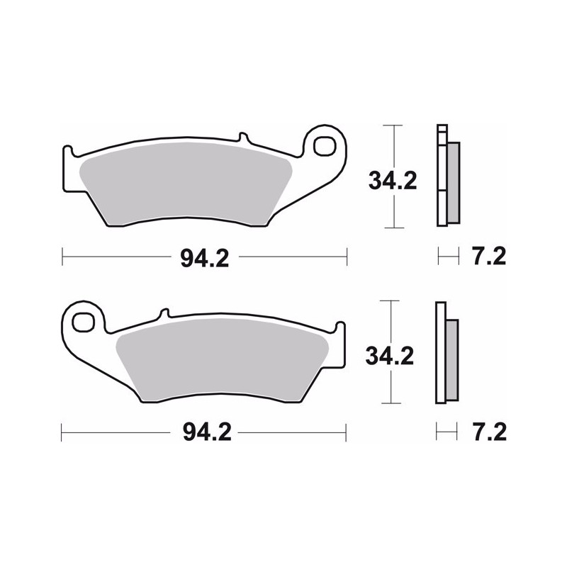 pastillas de freno moto brembo sinterizadas 07ka17la
