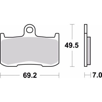 pastillas de freno moto brembo genuinas 07ka2305 2