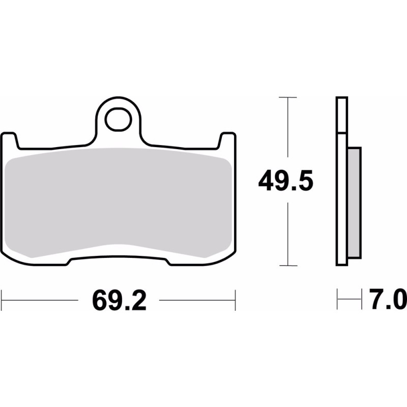 pastillas de freno moto brembo genuinas 07ka2305