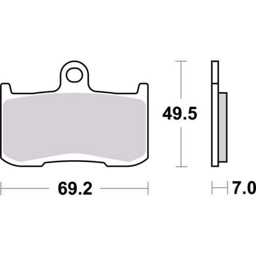 pastillas de freno moto brembo sinterizadas 07ka23sa