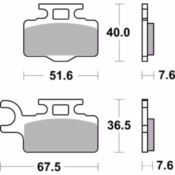 pastillas de freno moto brembo sinterizadas 07ka27sd 2