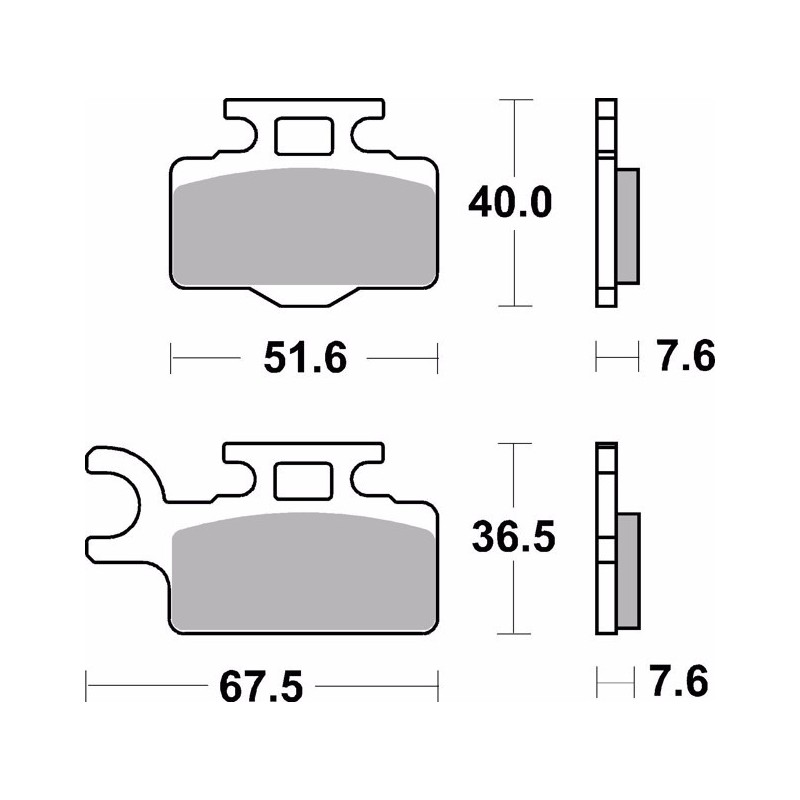 pastillas de freno moto brembo sinterizadas 07ka27sd