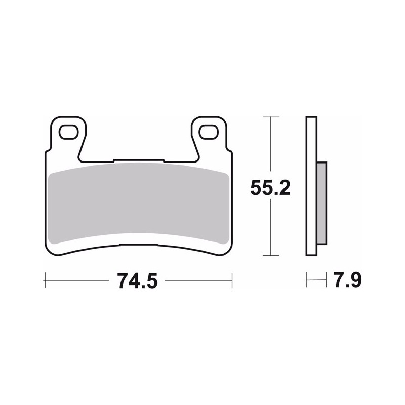 pastillas de freno moto brembo sinterizadas 07ka29sr