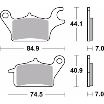pastillas de freno moto brembo organicas 07ka30cc 2