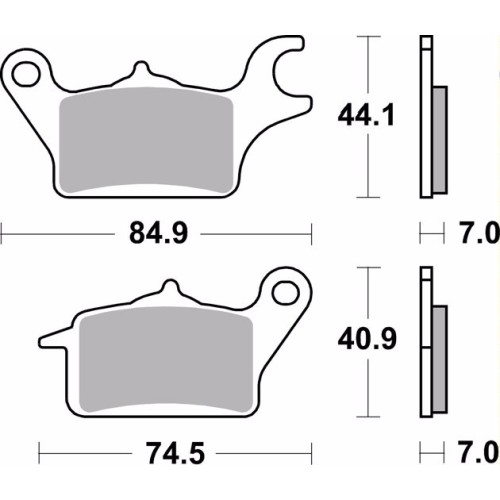 pastillas de freno moto brembo organicas 07ka30cc