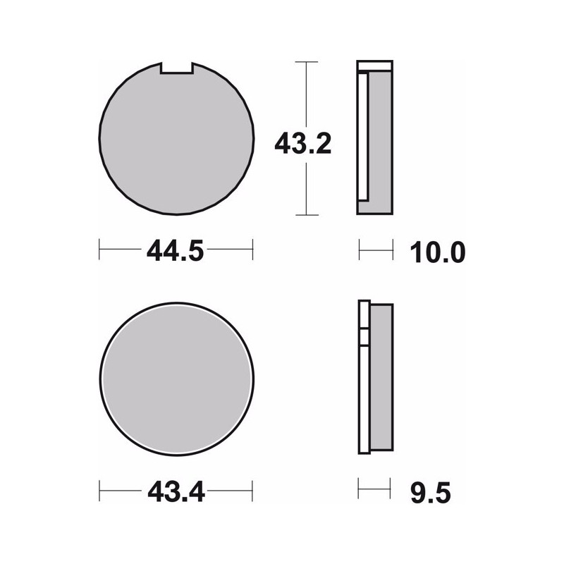 pastillas de freno moto brembo genuinas 07ks0321