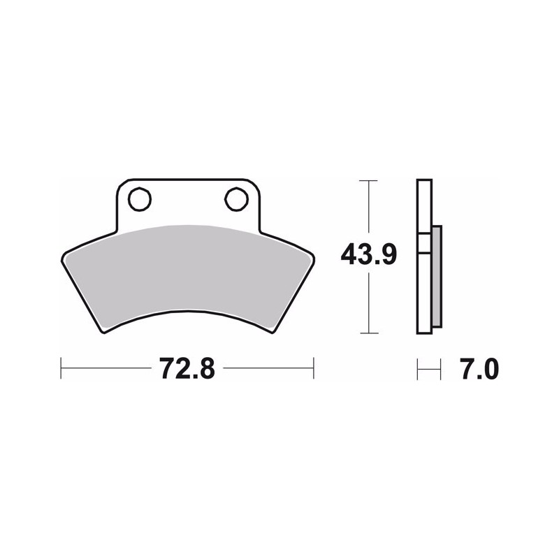 pastillas de freno moto brembo sinterizadas 07po03sd