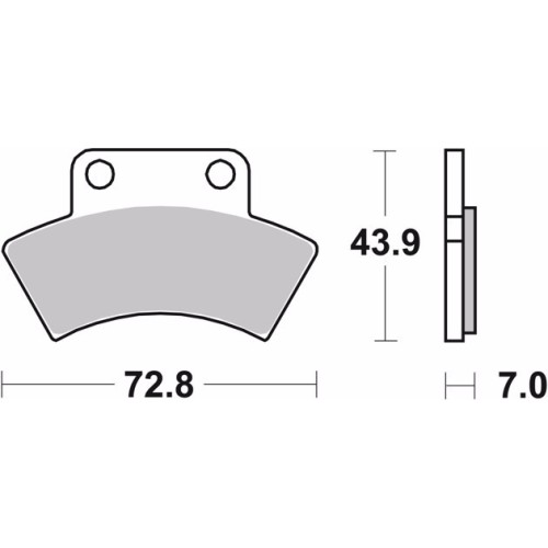 pastillas de freno moto brembo sinterizadas 07po03sd