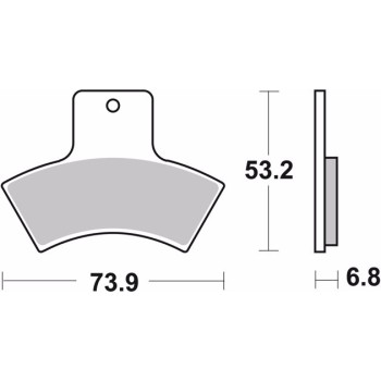pastillas de freno moto brembo sinterizadas 07po04sd 2
