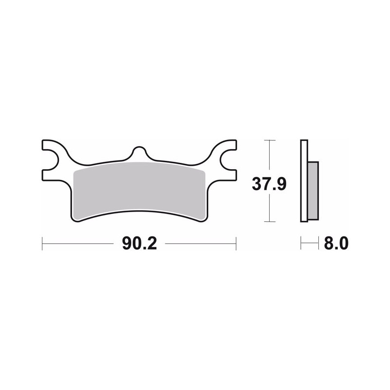 pastillas de freno moto brembo sinterizadas 07po06sd