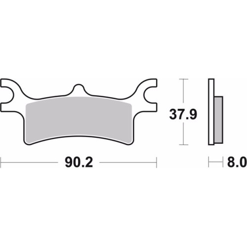 pastillas de freno moto brembo sinterizadas 07po06sd