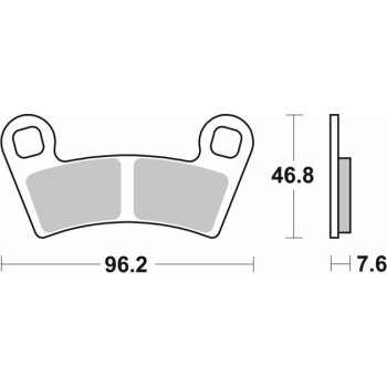 pastillas de freno moto brembo sinterizadas 07po09sd 2