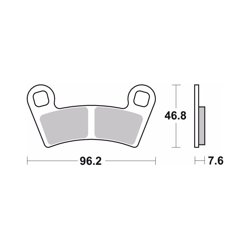 pastillas de freno moto brembo sinterizadas 07po09sd