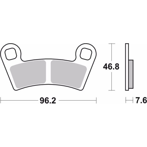 pastillas de freno moto brembo sinterizadas 07po09sd